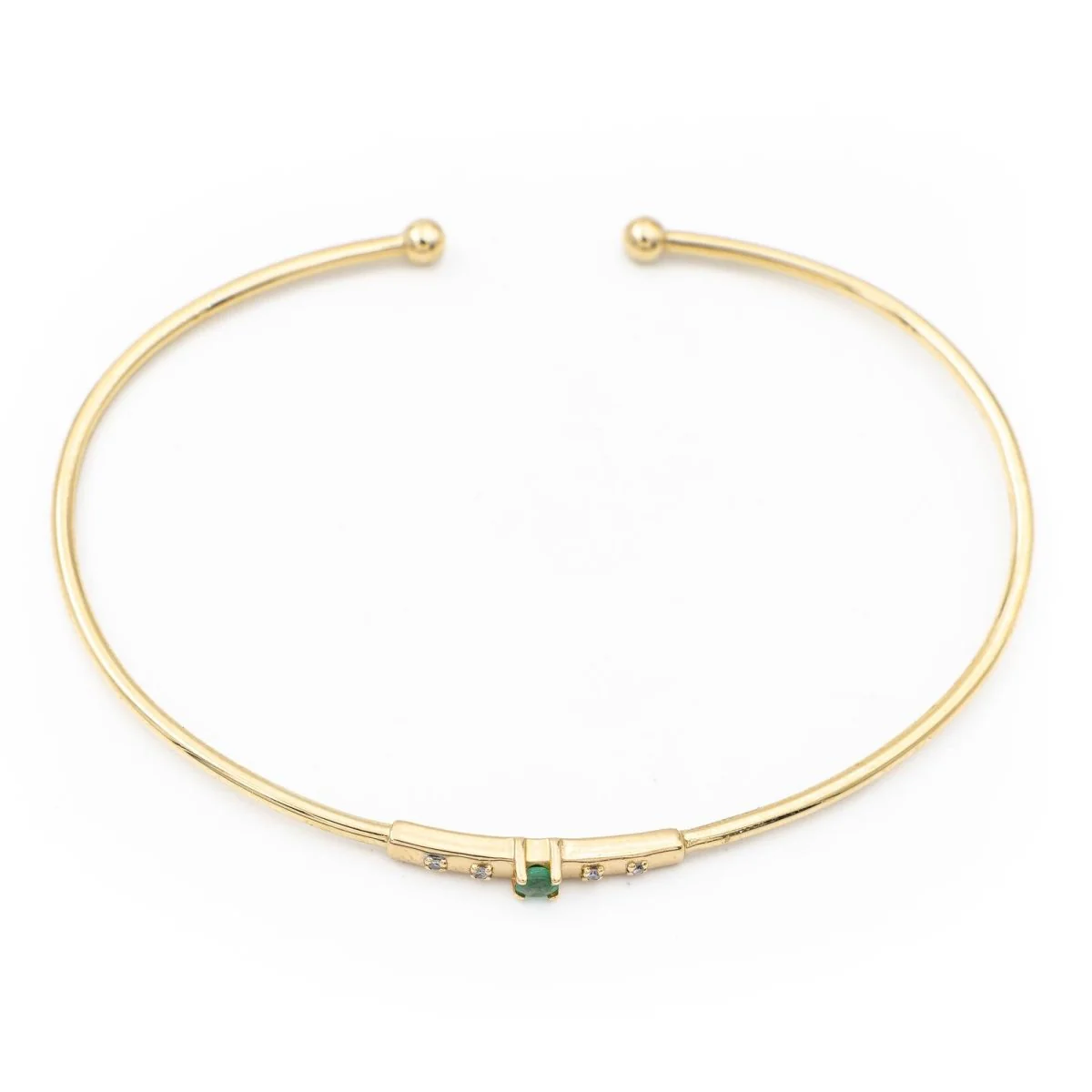 Bracelet MAUBOUSSIN Capsule d'émotions en or jaune, emeraude et diamants - Image 5