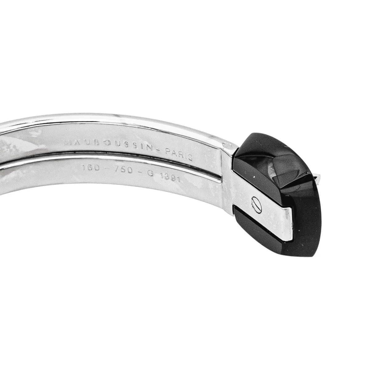 Bracelet Jonc MAUBOUSSIN "Étoile Sublime" en or blanc et diamants - Image 6