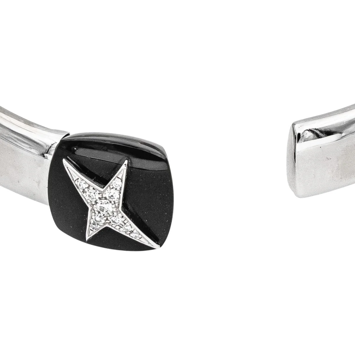 Bracelet Jonc MAUBOUSSIN "Étoile Sublime" en or blanc et diamants - Image 7