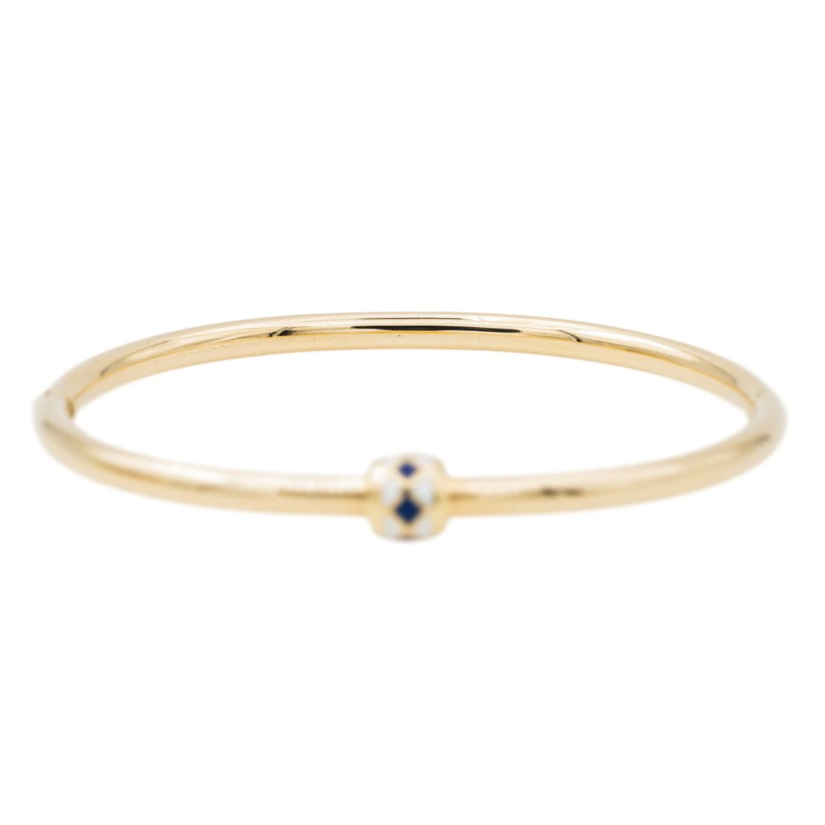 Bracelet Jonc MAUBOUSSIN en or jaune et émail - Image 10