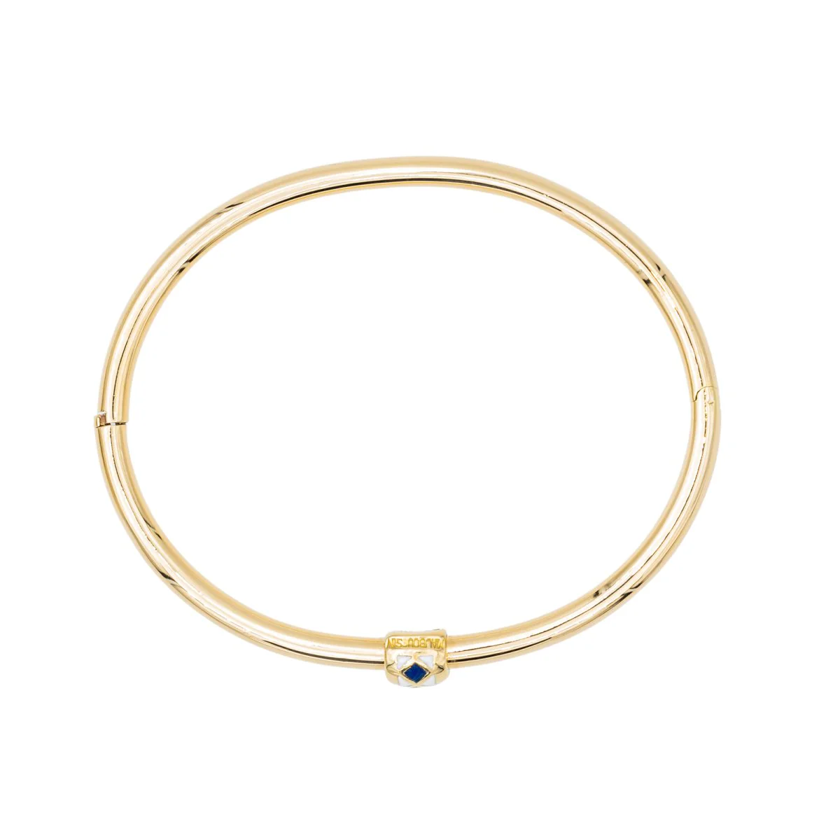 Bracelet Jonc MAUBOUSSIN en or jaune et émail - Image 3