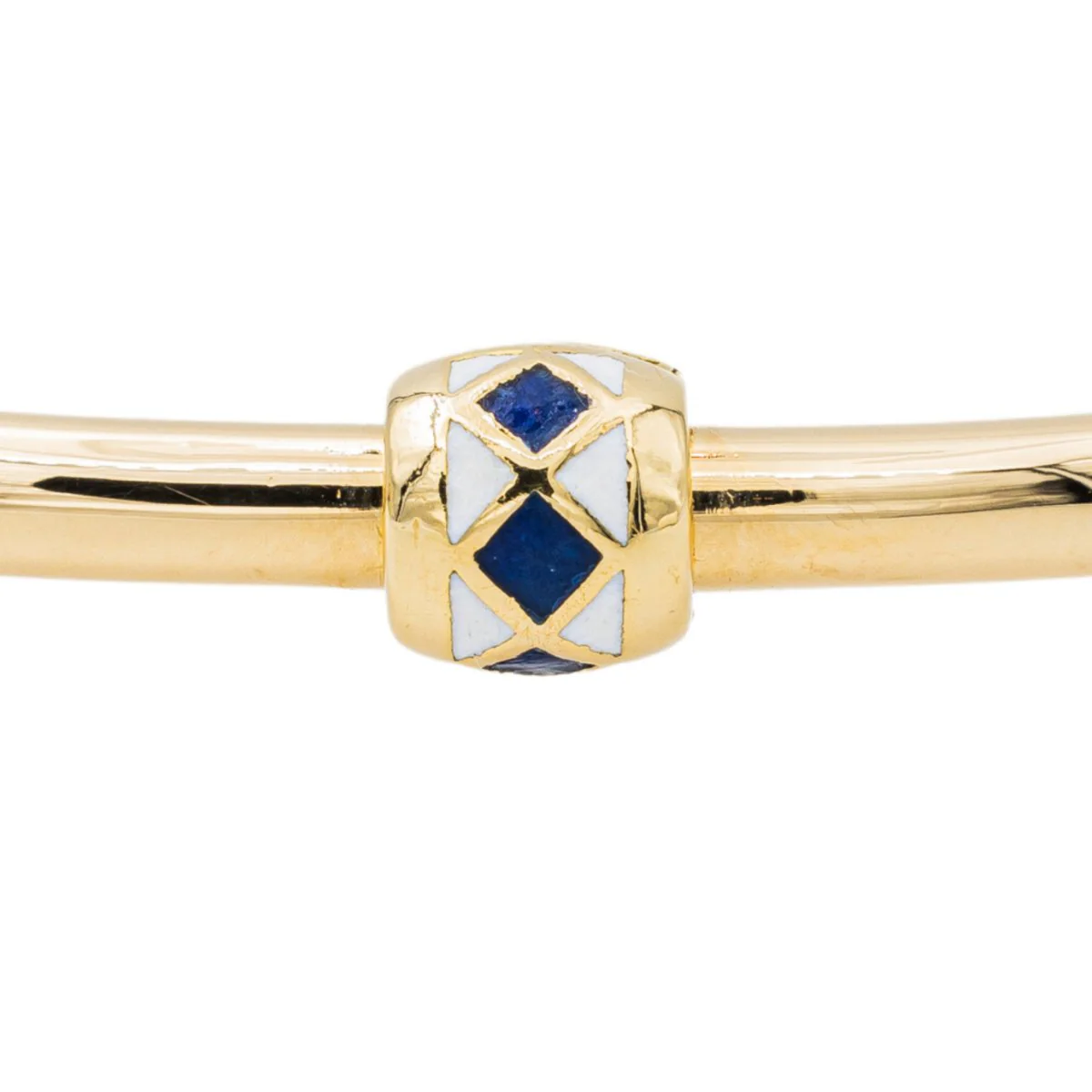 Bracelet Jonc MAUBOUSSIN en or jaune et émail - Image 4