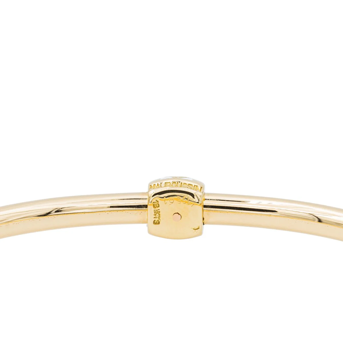 Bracelet Jonc MAUBOUSSIN en or jaune et émail - Image 6