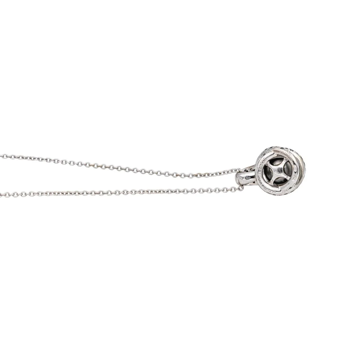 Collier Pendentif MAUBOUSSIN "Caviar Mon Amour" en or blanc, perle et diamants - Image 6