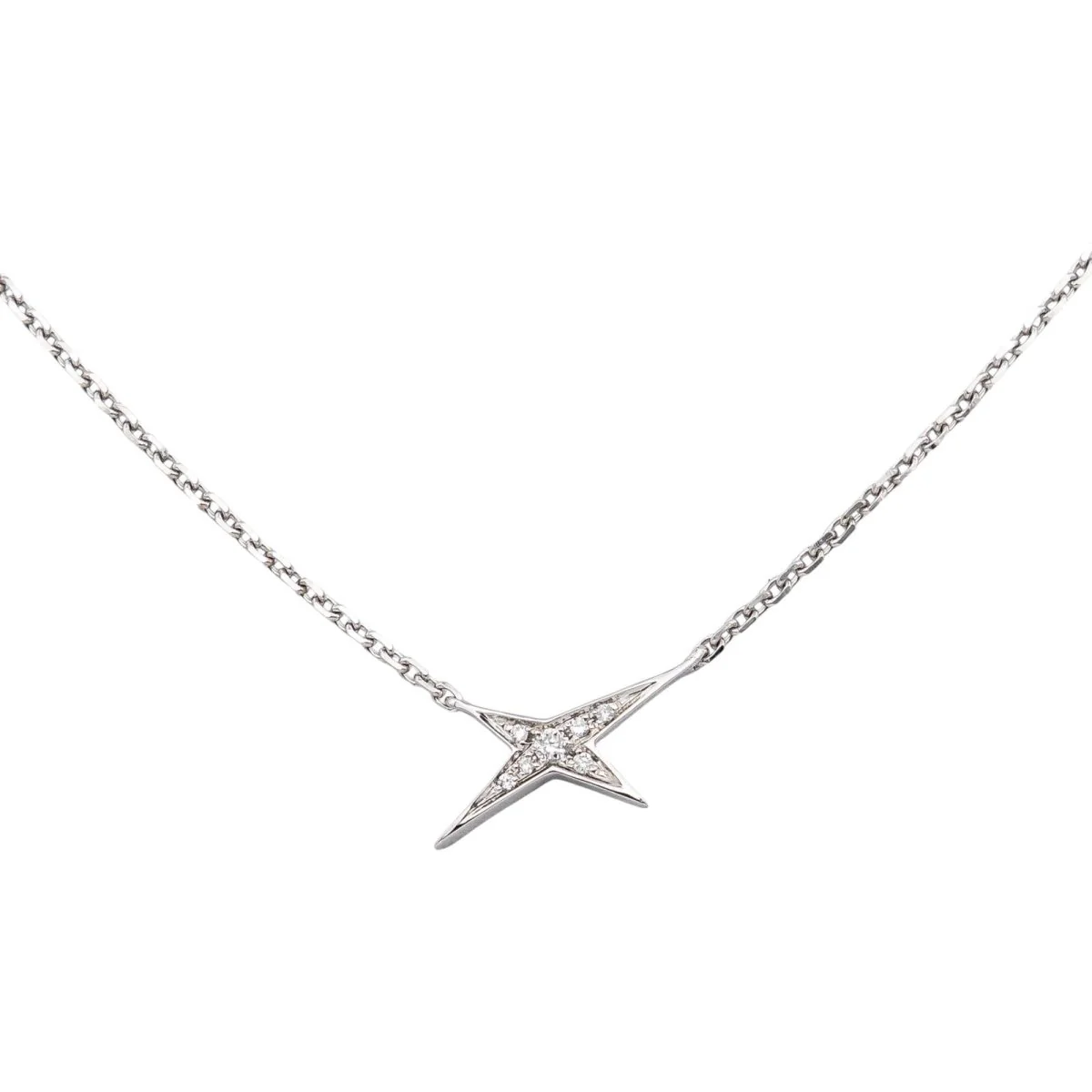 Collier MAUBOUSSIN "French Valentine" en or blanc et diamants