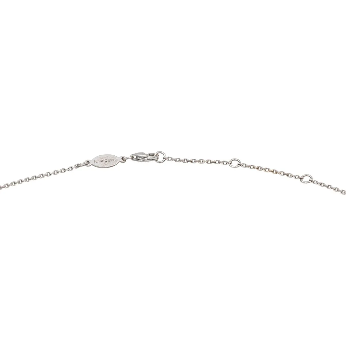 Collier MAUBOUSSIN "French Valentine" en or blanc et diamants - Image 5
