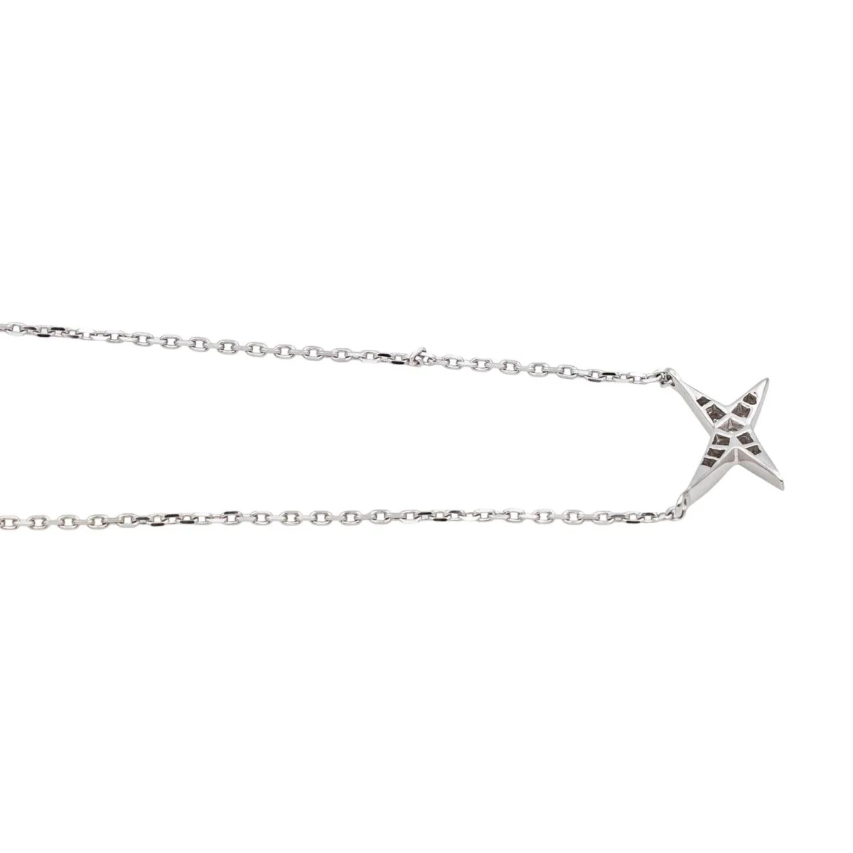 Collier Pendentif MAUBOUSSIN "French Valentine" en or blanc et diamants - Image 6