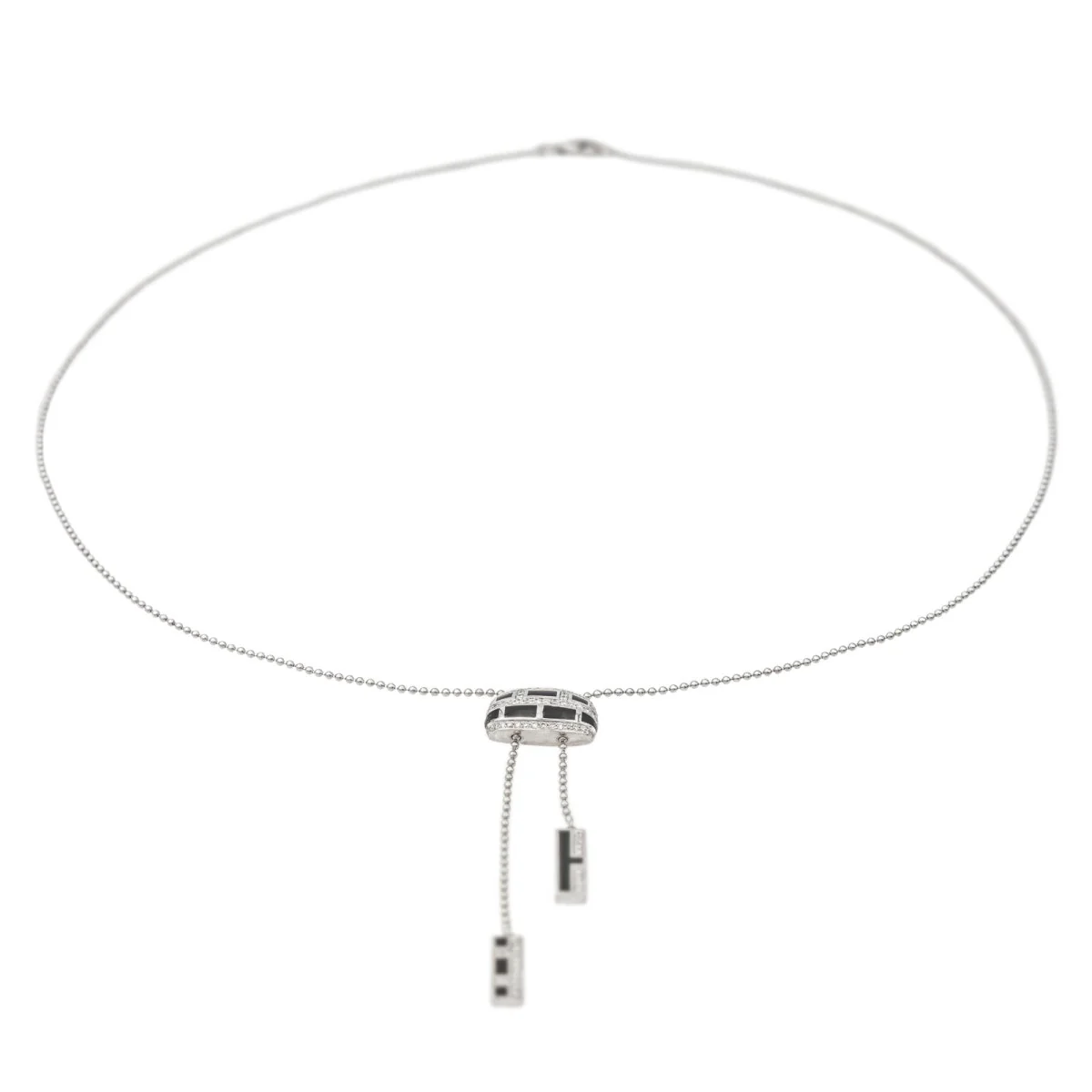 Collier MAUBOUSSIN "Le vice et la vertu" en or blanc et diamants - Image 7