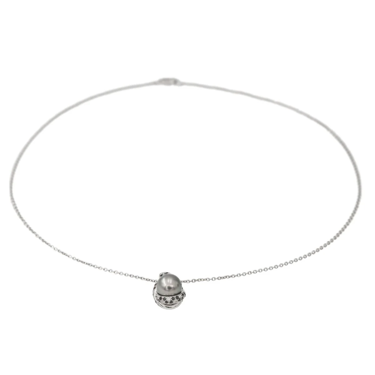 Collier MAUBOUSSIN "Perle Caviar Mon Amour" en Or blanc et Perle - Image 8