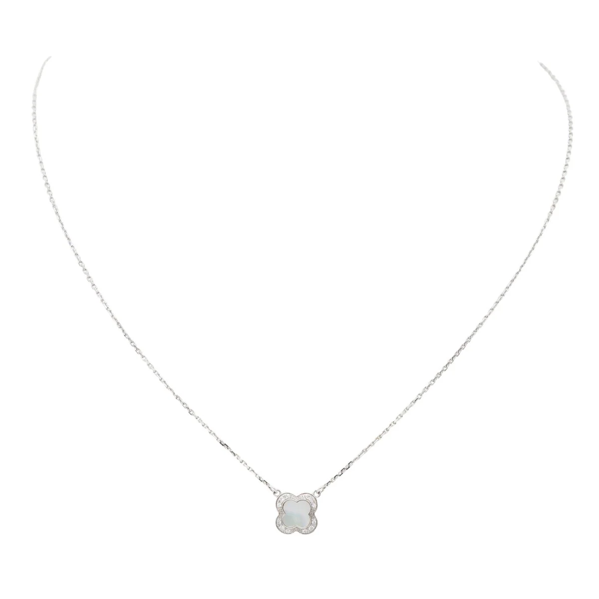 Mauboussin Collier Trèfle de Toi Or blanc Nacre - Image 3