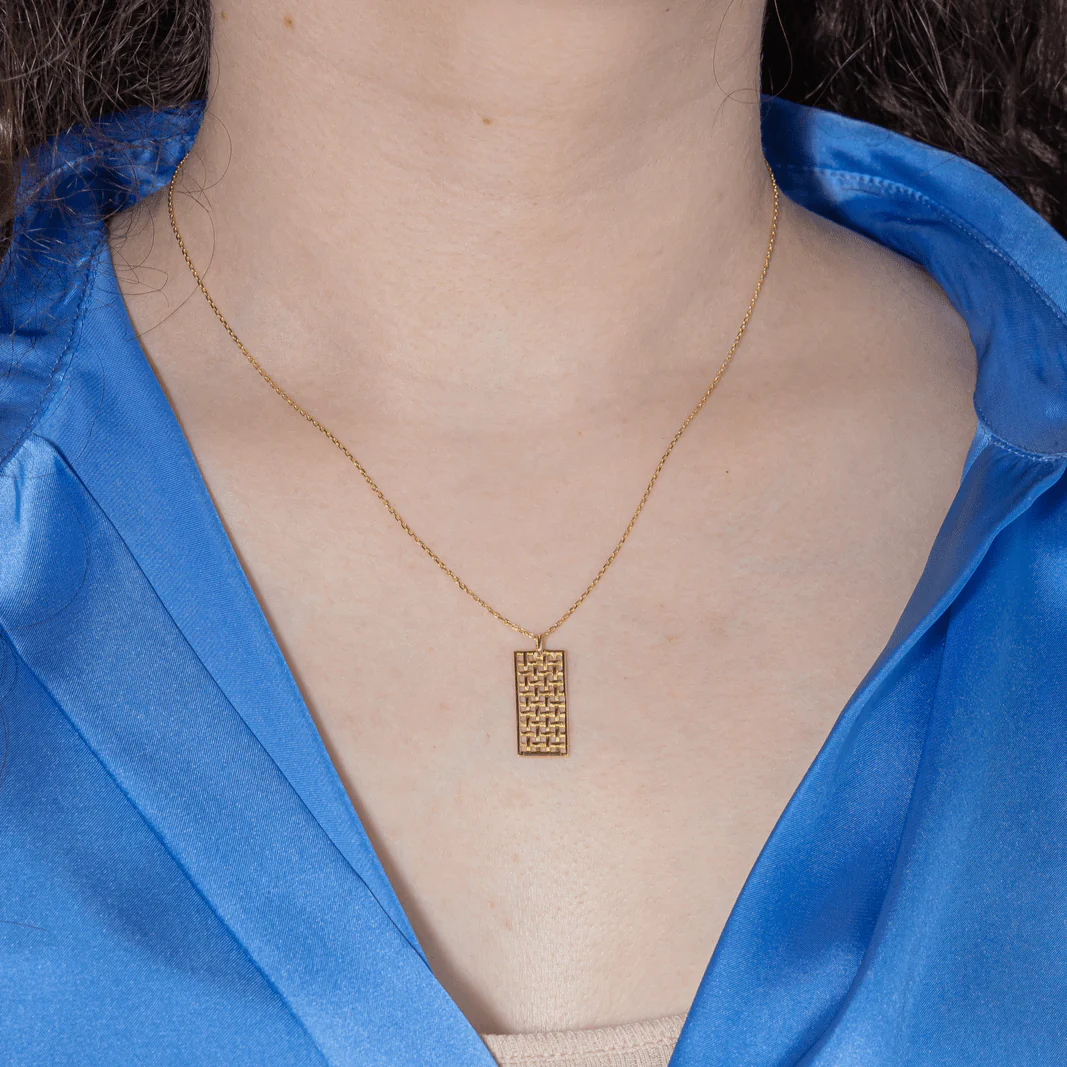 Collier Chaîne MAUBOUSSIN "Une Galerie Rue de Seine" en or jaune - Image 2