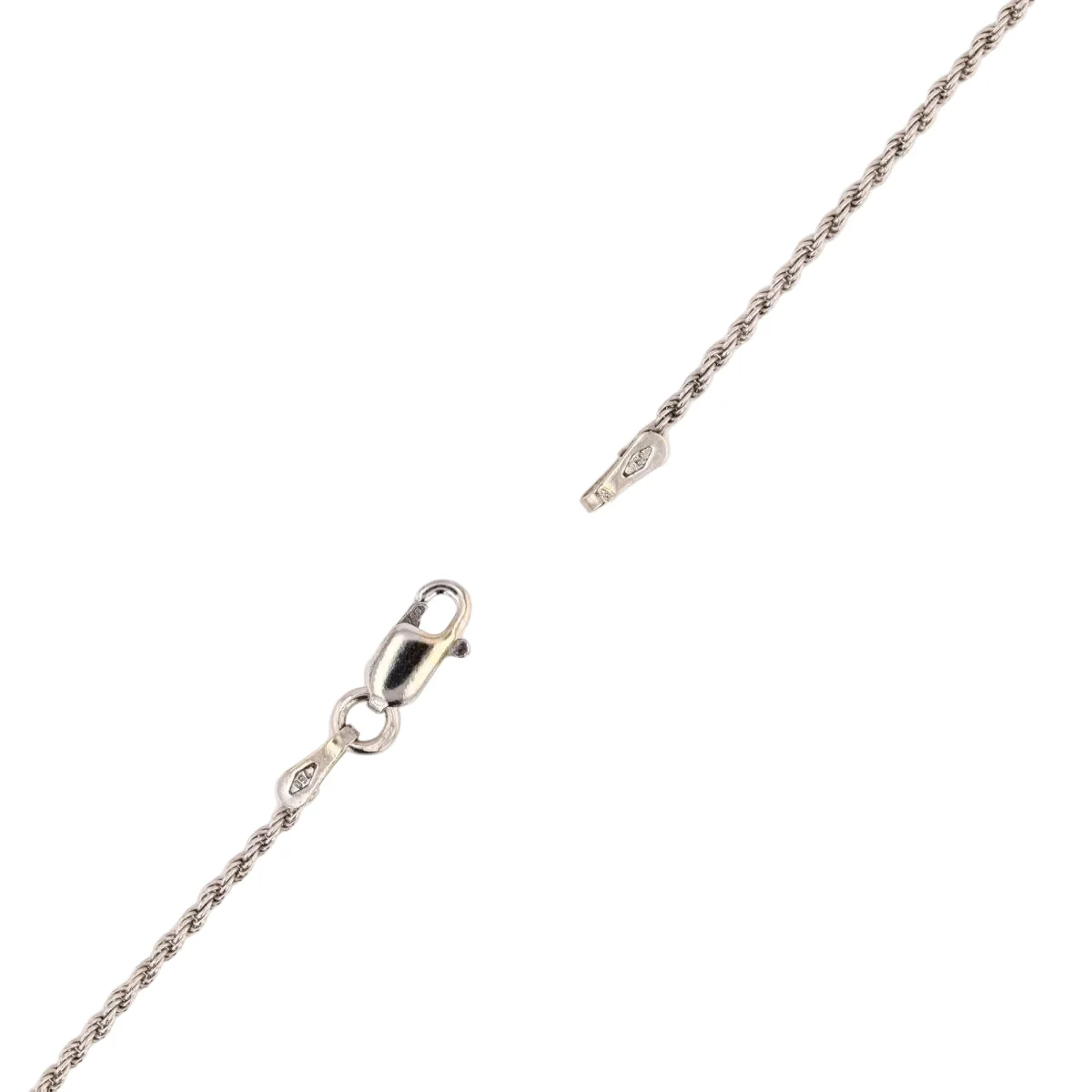 Collier Pendentif en or blanc, nacre et diamants - Image 6