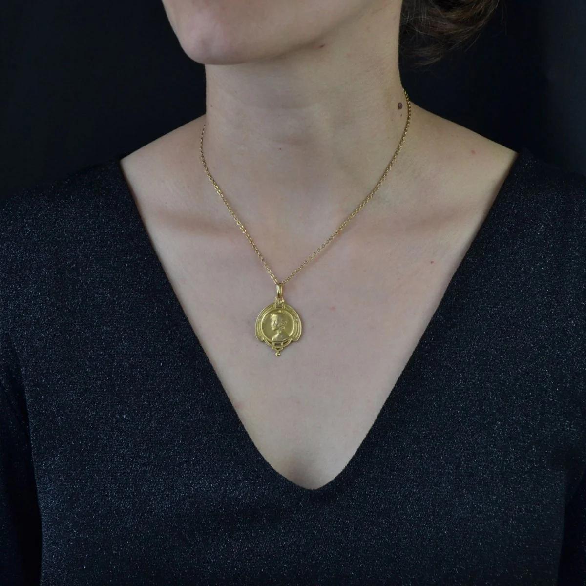 Médaille en or jaune - Image 2