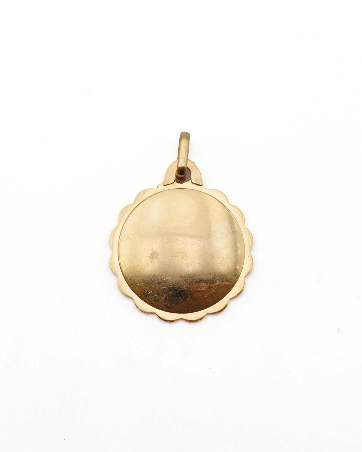 Médaille AUGIS en or jaune, or blanc et rubis - Image 3