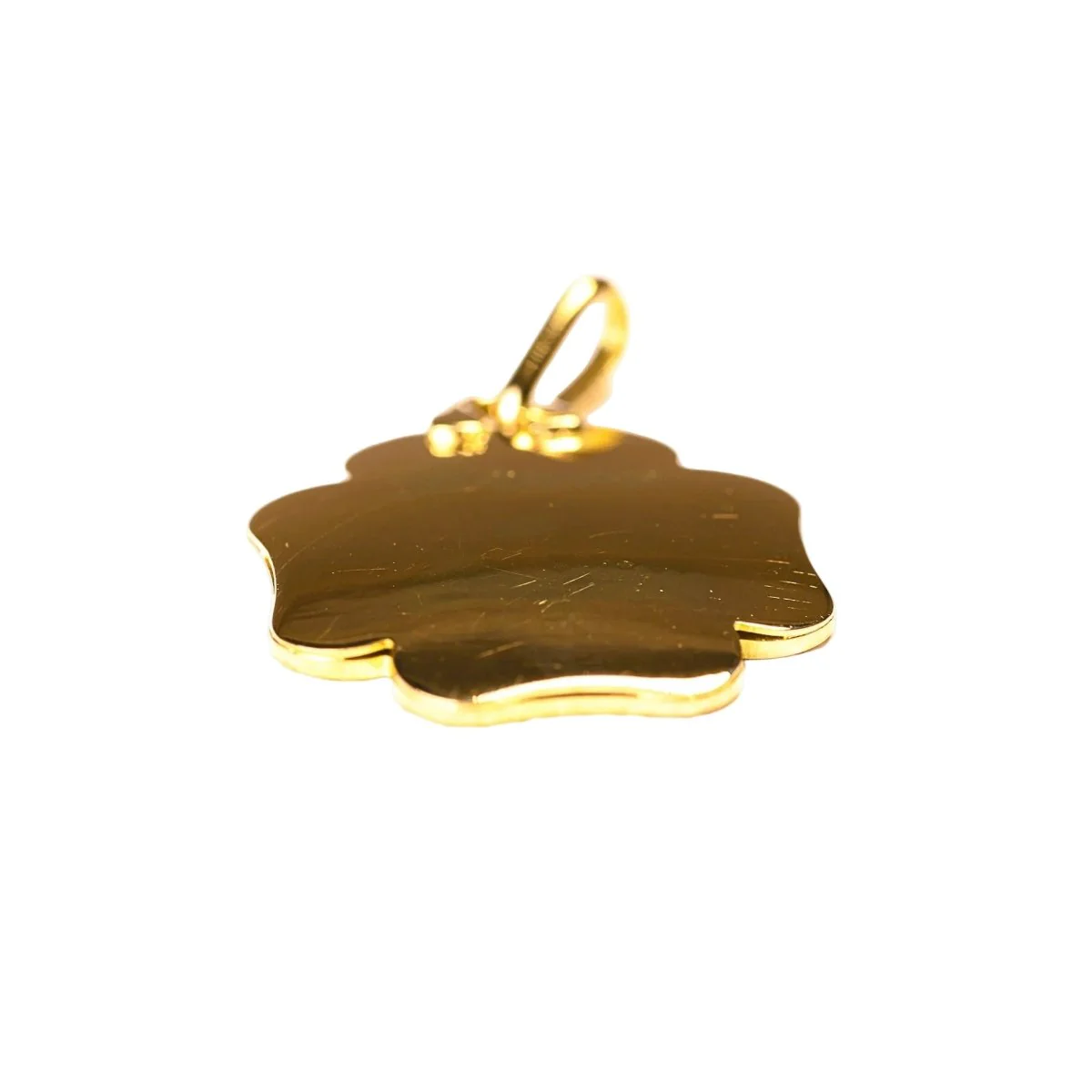 Médaille AUGIS en or jaune, or blanc et rubis - Image 3