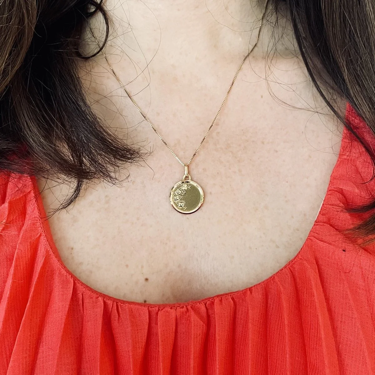 Médaille en or jaune et or vert - Image 2