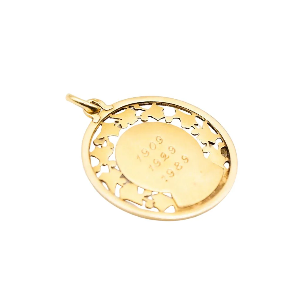 Médaille en or jaune signée Emile Dropsy - Image 5