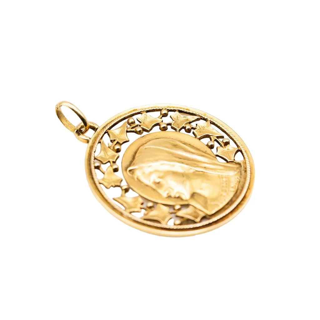 Médaille en or jaune signée Emile Dropsy - Image 6