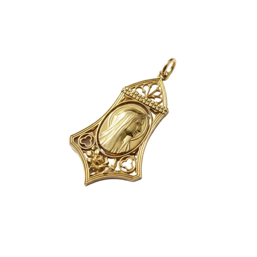 Médaille PL DASSET en or jaune - Image 3
