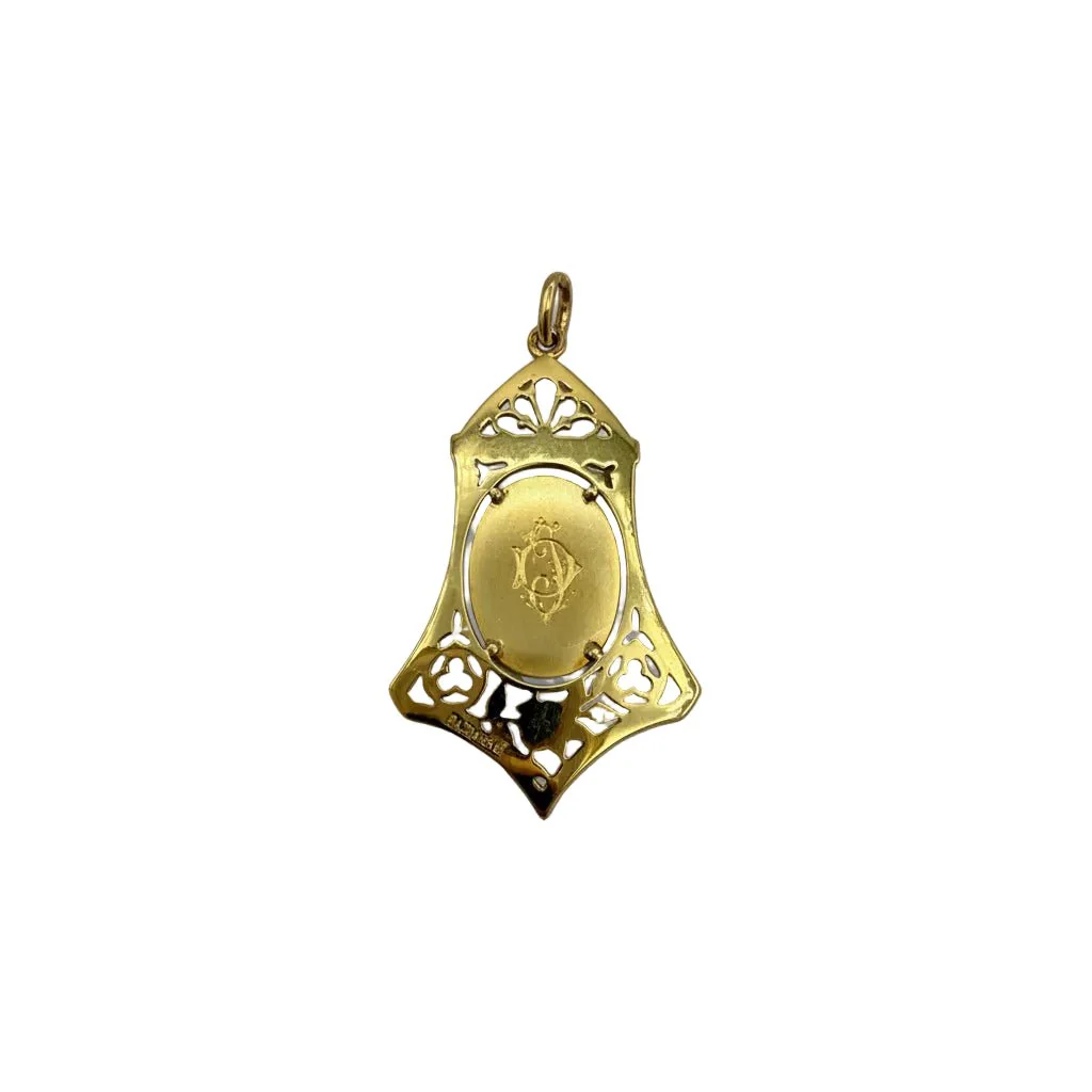 Médaille PL DASSET en or jaune - Image 4