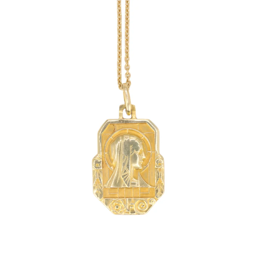 Médaille J.HOLY "Vierge" en or jaune