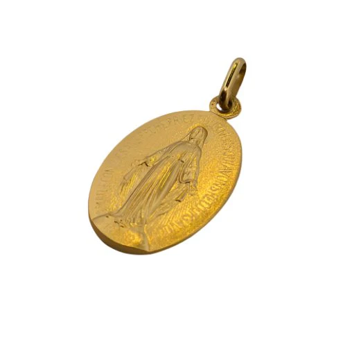 Pendentif Médaille Miraculeuse en or jaune - Image 3