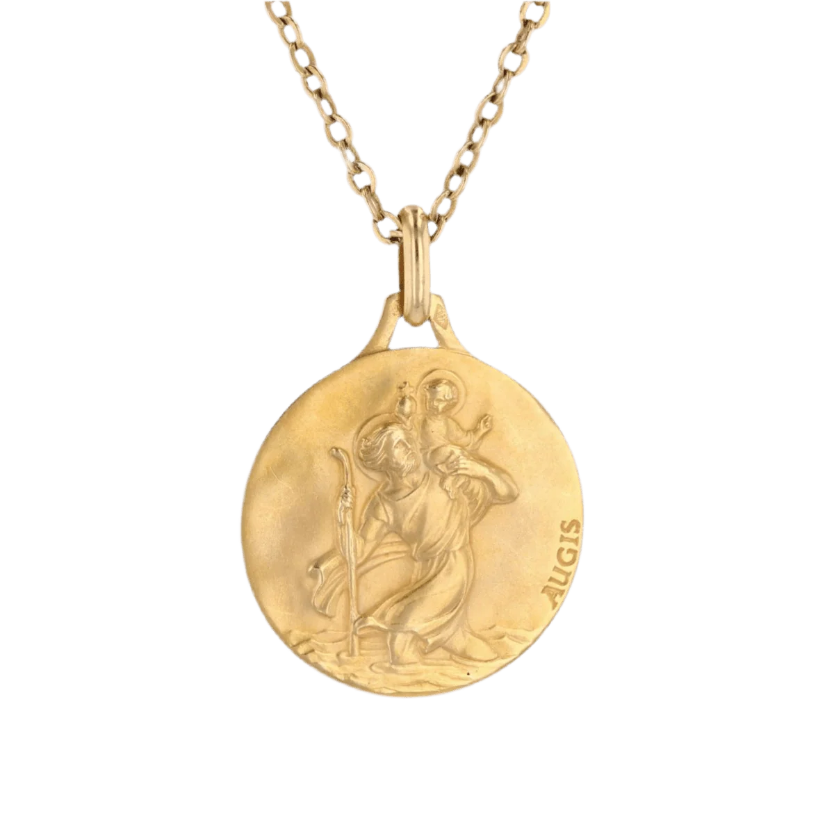 Médaille AUGIS en or jaune - Image 3