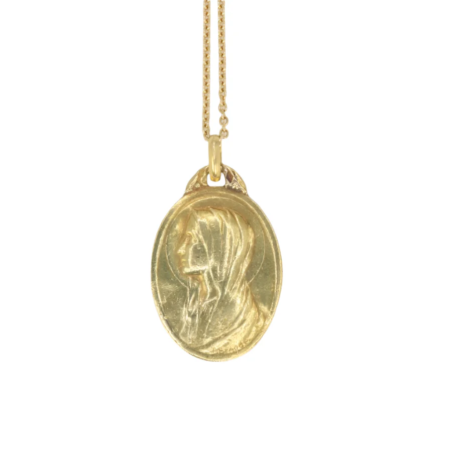 Médaille PAUL BRANDT "Vierge" en or jaune