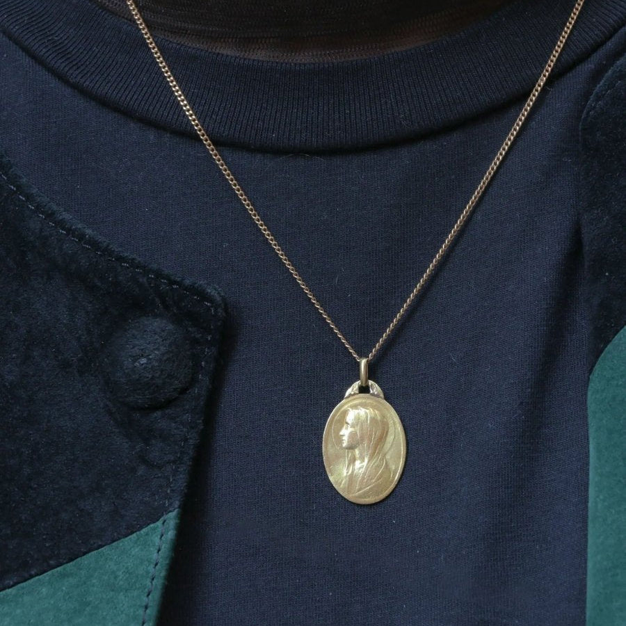 Médaille PAUL BRANDT "Vierge" en or jaune - Image 2