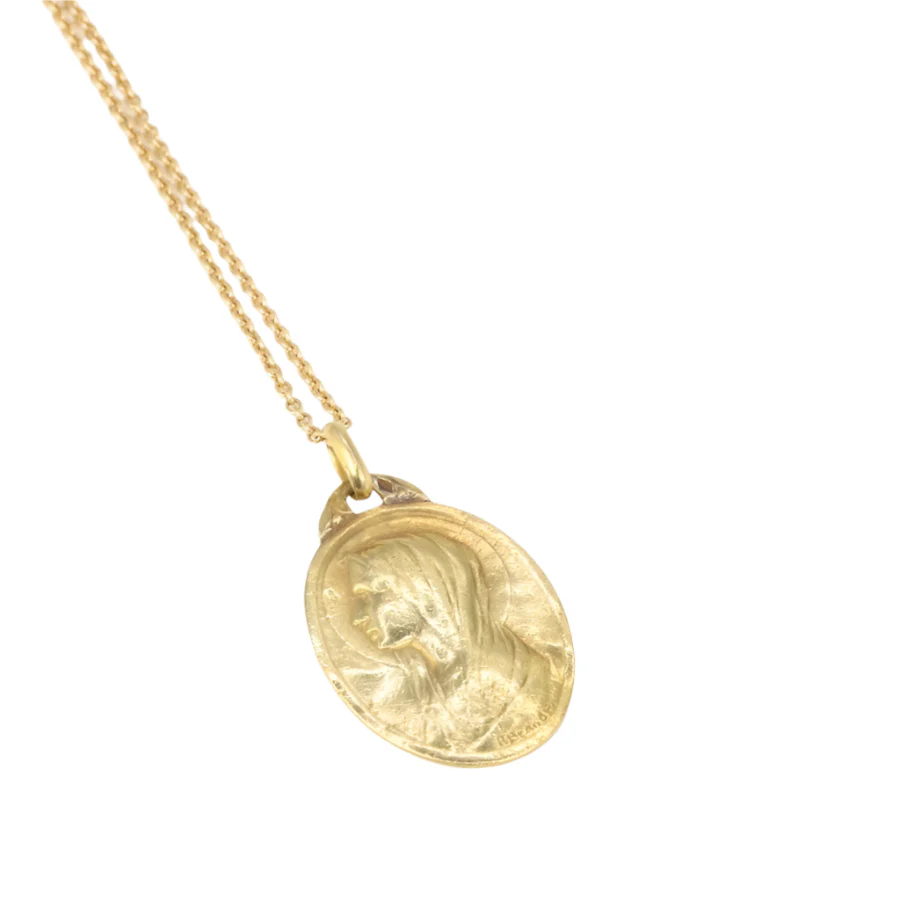 Médaille PAUL BRANDT "Vierge" en or jaune - Image 4