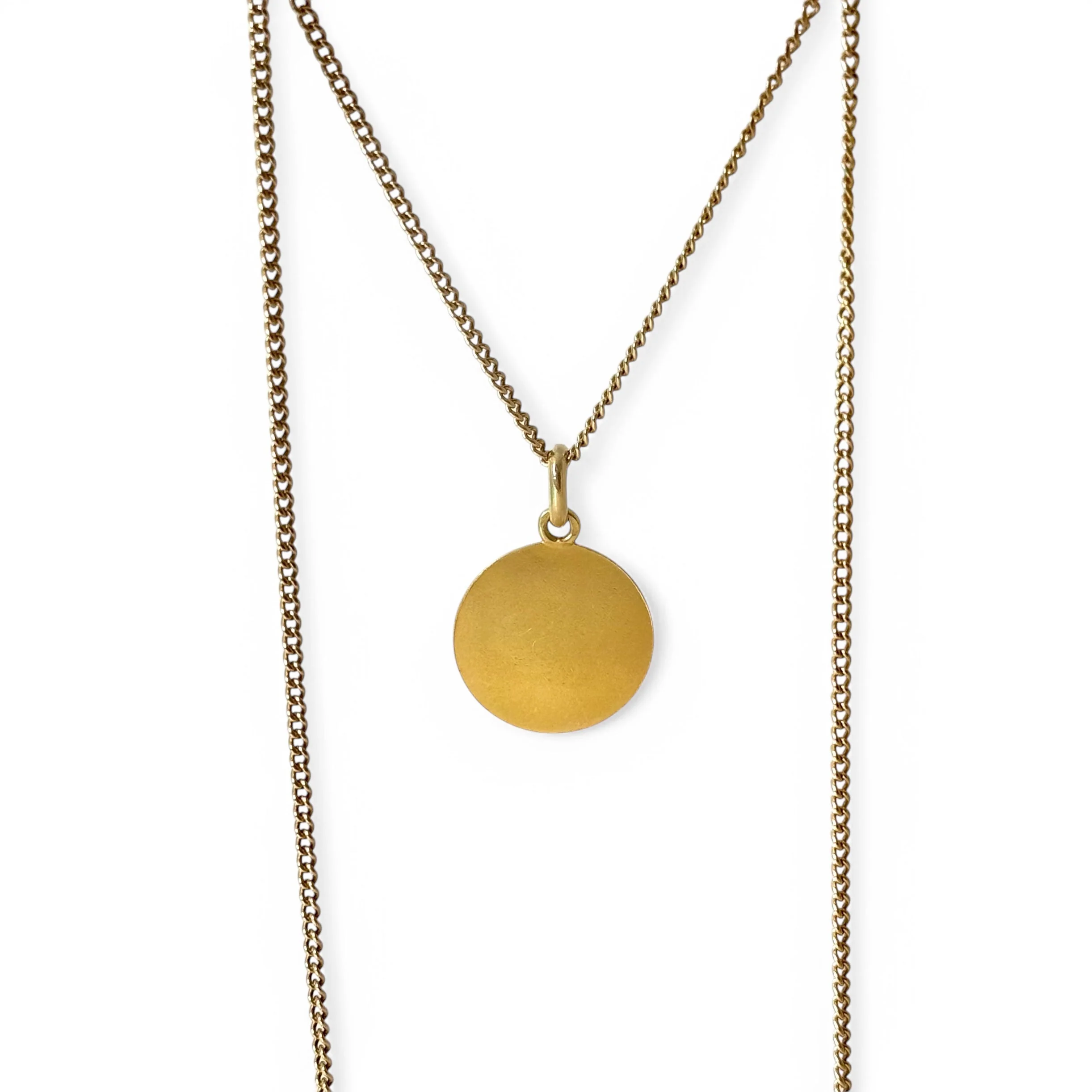Pendentif Vierge Marie en or jaune - Image 4