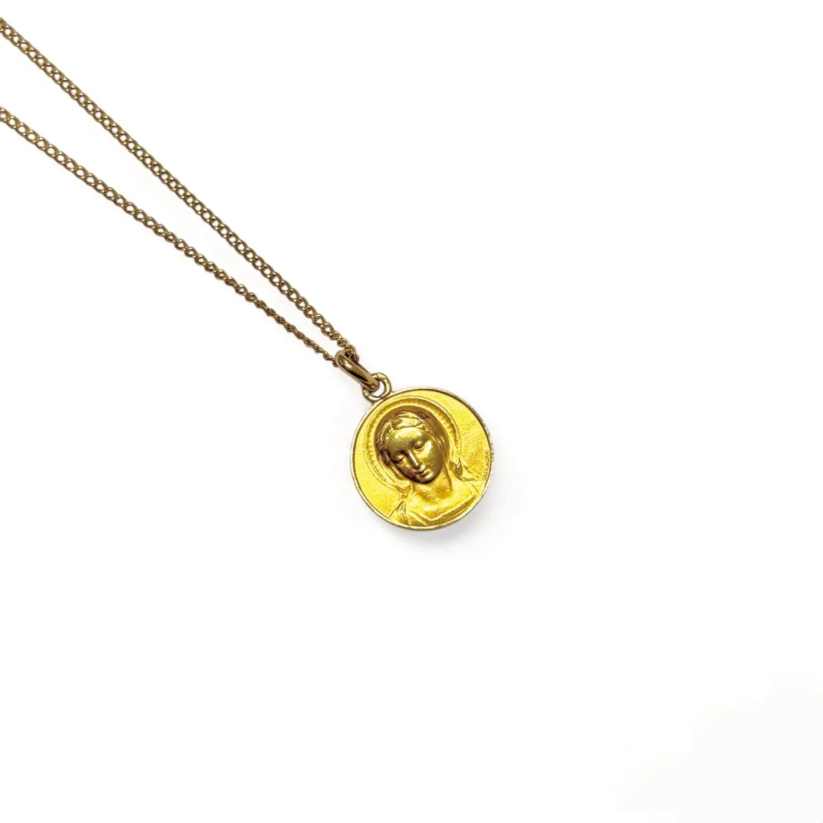 Pendentif Vierge Marie en or jaune - Image 5