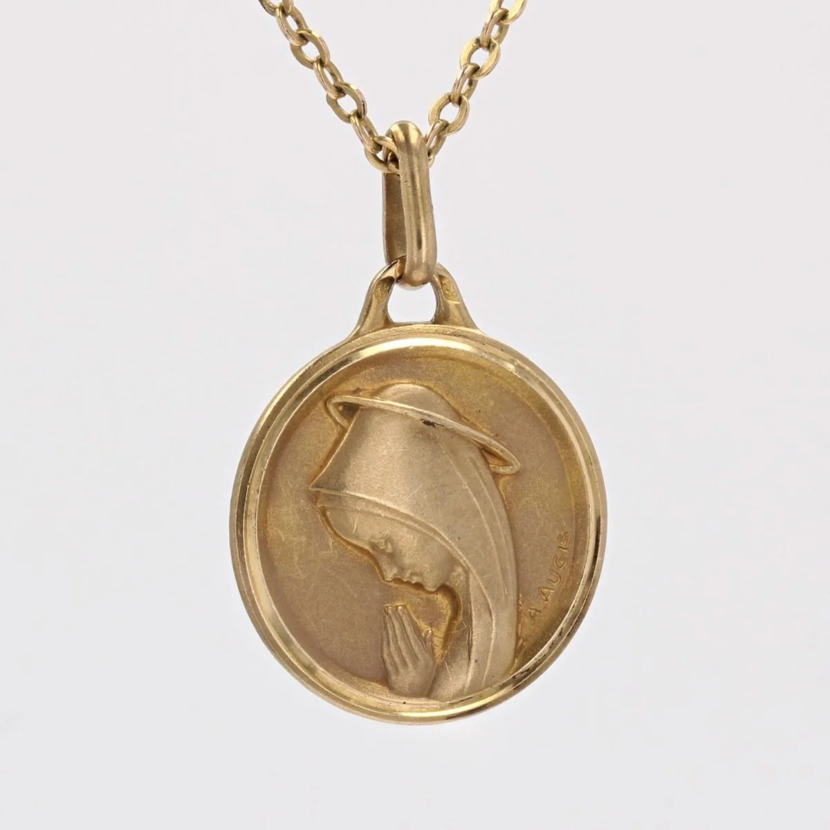Médaille AUGIS en or jaune - Image 3