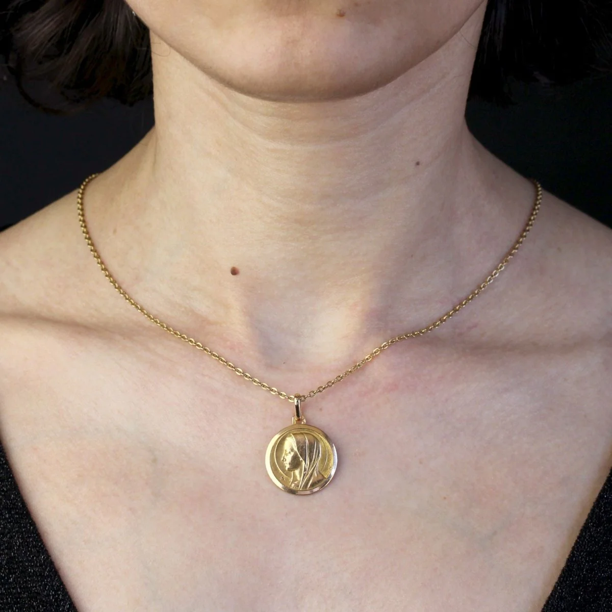 Médaille GRUN en or rose 18 carats - Image 2