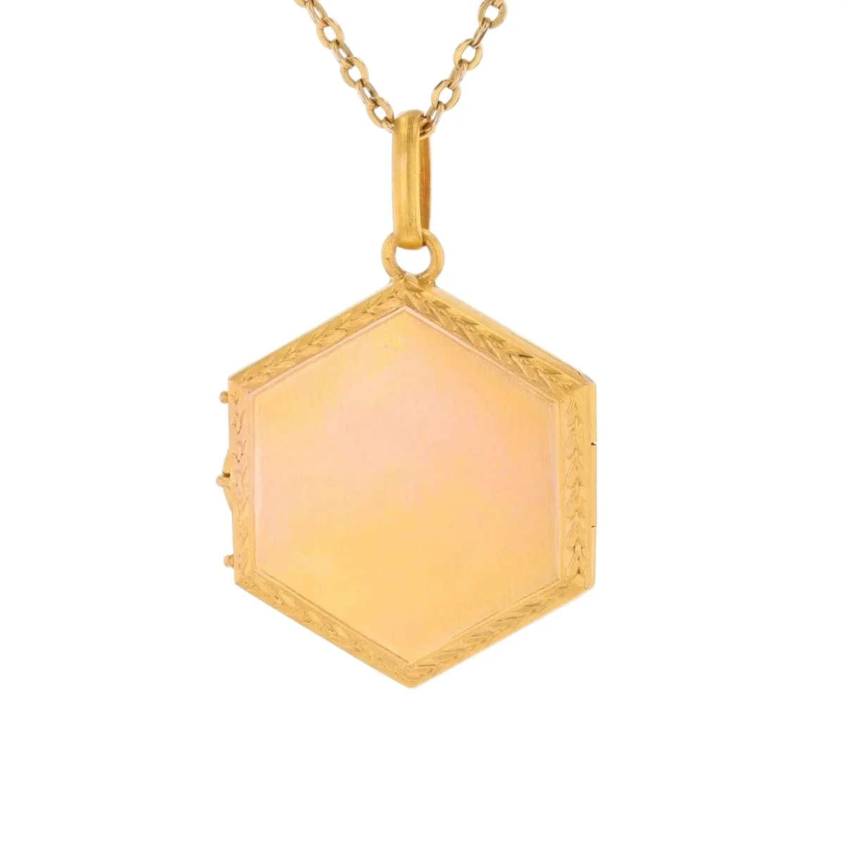 Pendentif en or rose - Image 5