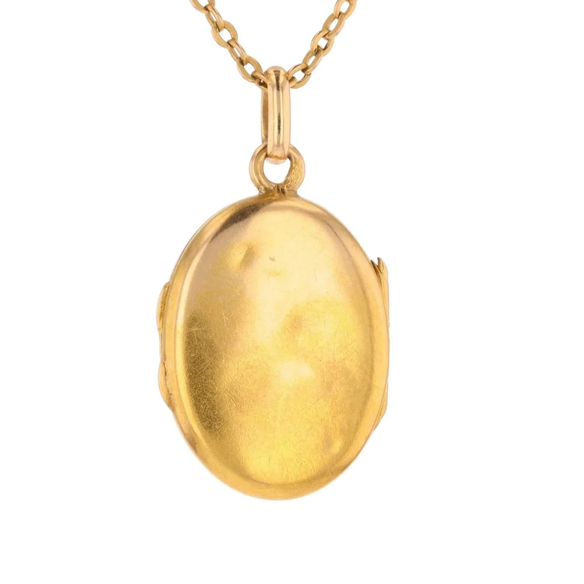 Médaillon en or jaune et perle - Image 4