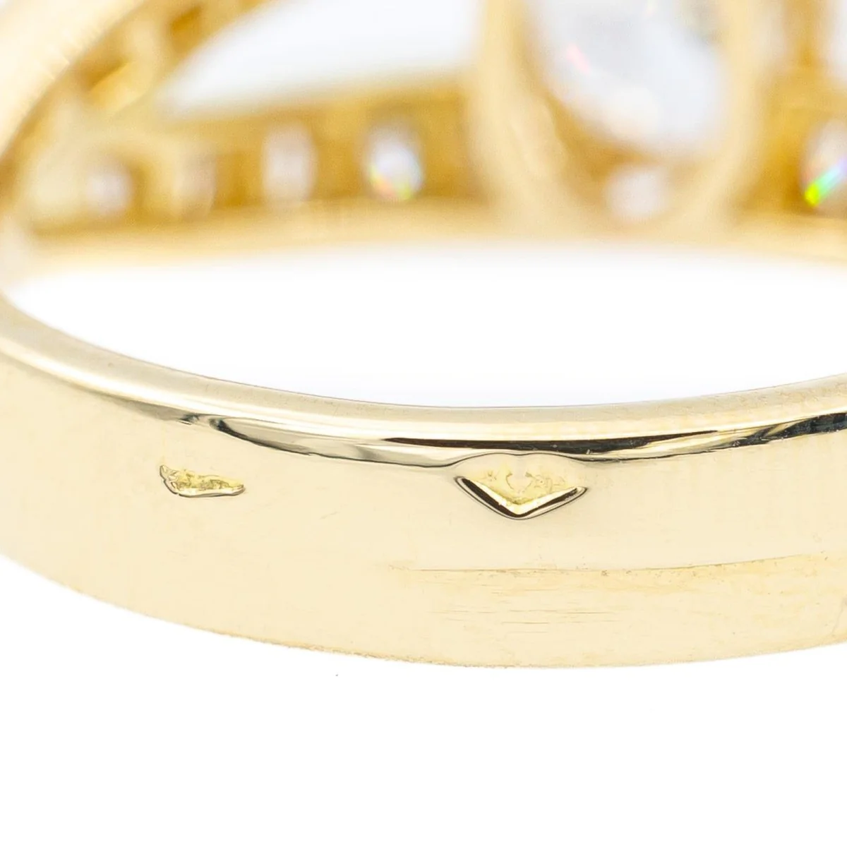 Bague MELLERIO en or jaune et diamant - Image 4