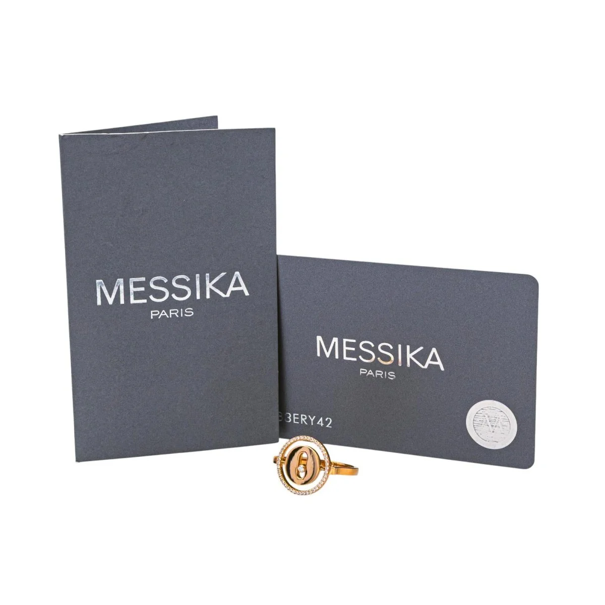 Bague MESSIKA "Lucky Move" en or rose et diamants - Image 10