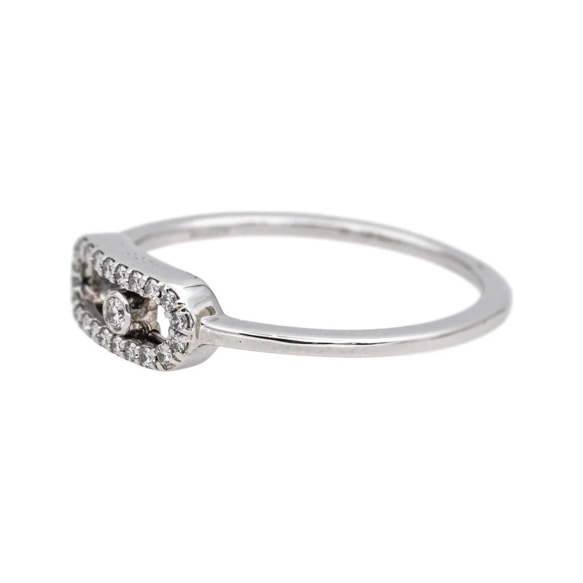 Bague Pavée MESSIKA "Move Uno" en or blanc et diamants - Image 4