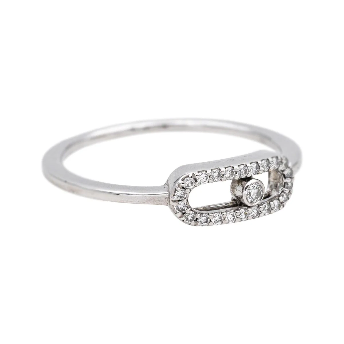 Bague Pavée MESSIKA "Move Uno" en or blanc et diamants - Image 7