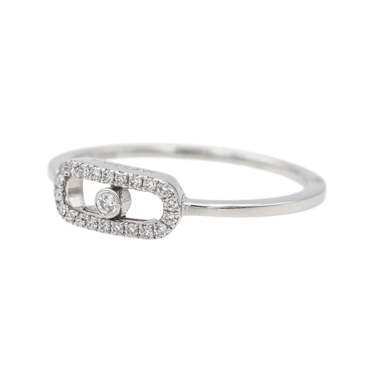 Bague MESSIKA "Move Uno" en or blanc et diamants - Image 3