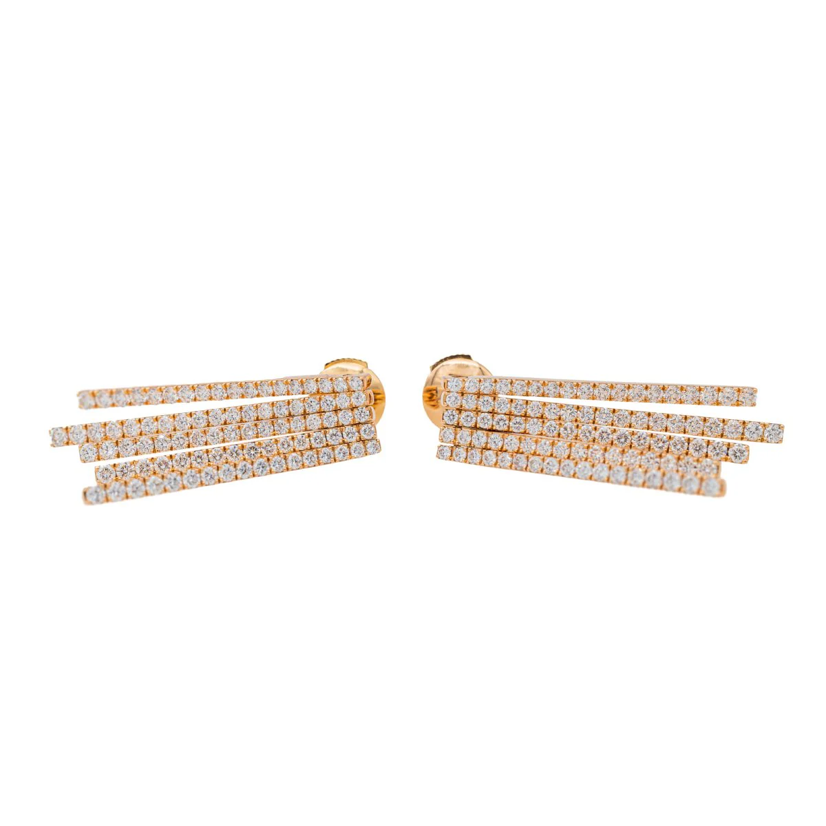 Messika Boucles d'oreilles Pendantes Diara Or rose Diamant - Image 4