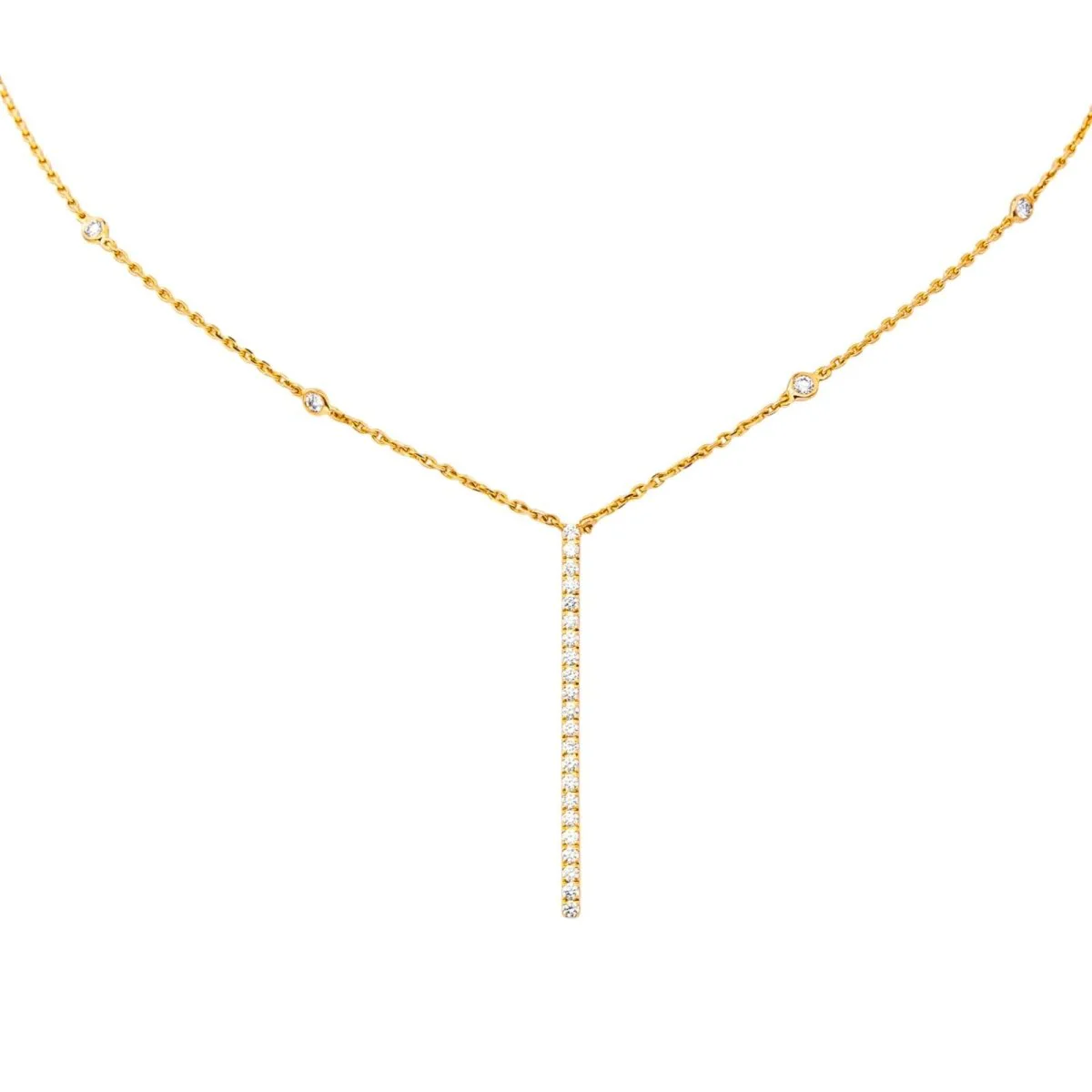 Collier Chaîne MESSIKA "Gatsby" en or rose et diamants