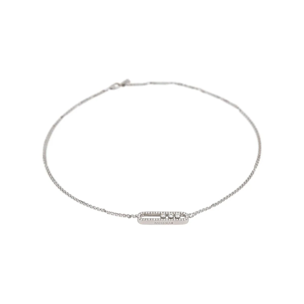 Collier Pendentif MESSIKA "Messika Move" en or blanc et diamants - Image 4