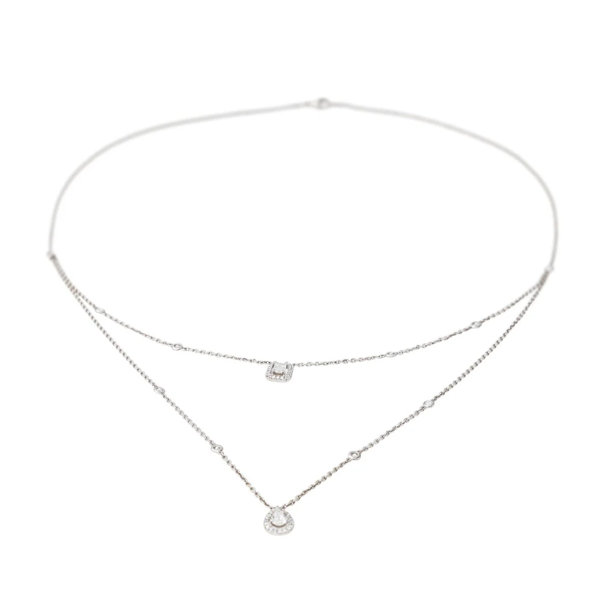 Collier Messika My twin Or blanc Diamant - Image 8