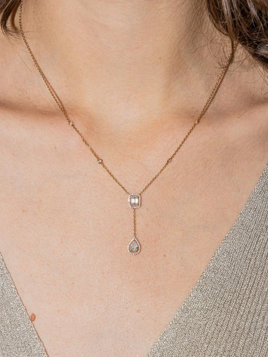 Collier  MESSIKA "My twin " en or rose et diamants - Image 2