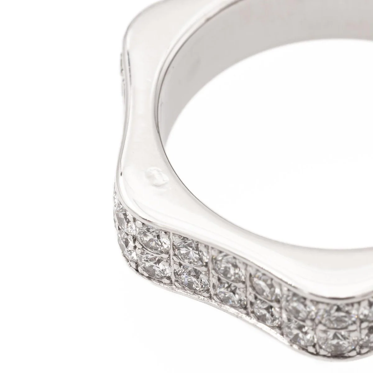 Bague Alliance américaine MONTBLANC "4810" en or blanc et diamants - Image 7