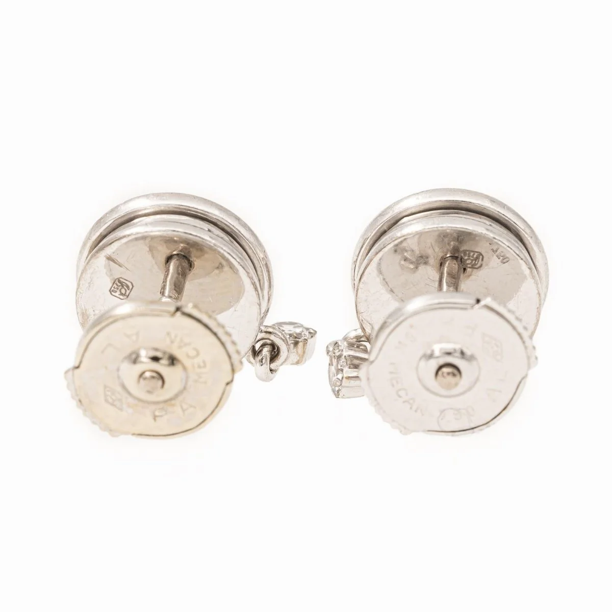 Boucles d'oreilles MONTBLANC "Dame Blanche" en Or blanc et Diamant - Image 5