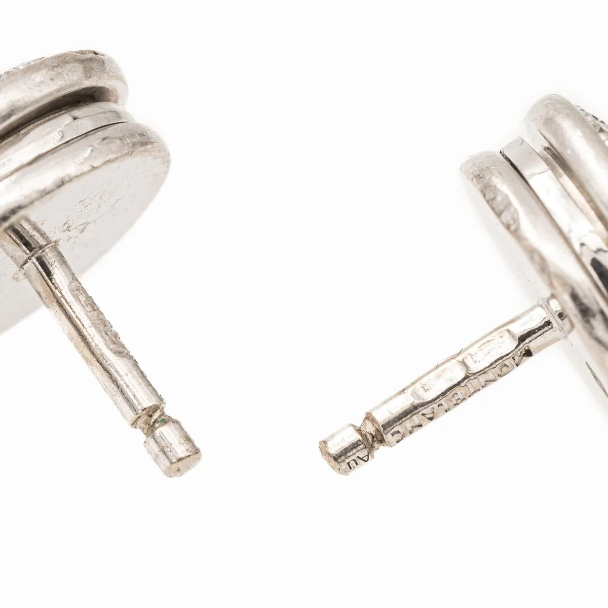 Boucles d'oreilles MONTBLANC "Dame Blanche" en Or blanc et Diamant - Image 6