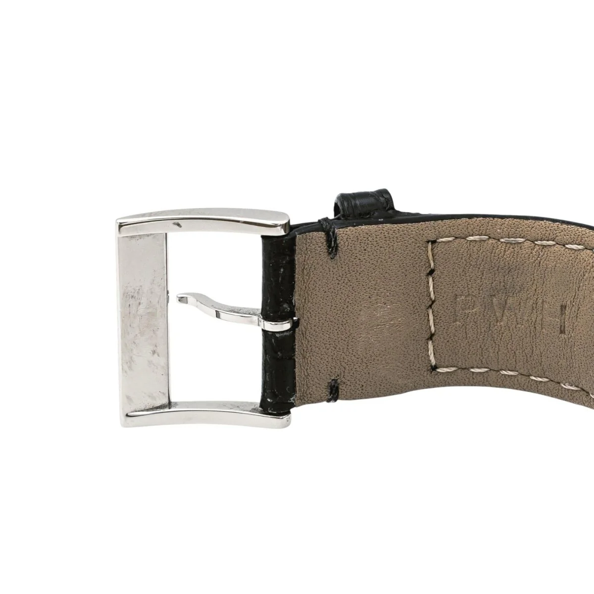 Montre MONTBLANC "Tradition" en acier et cuir - Image 8